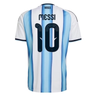 Camiseta Argentina Lionel Messi #10 Primera Equipación Replica Mundial 2026 mangas cortas